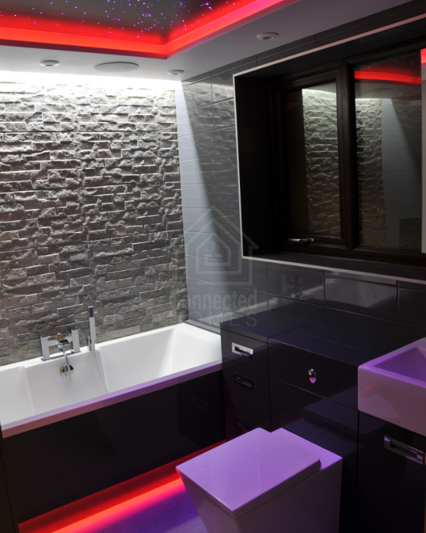 RGBW Bathroom project will 4 independently controlled lighting zones